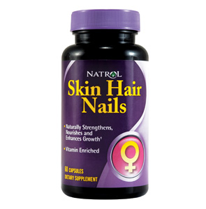 Natrol Skin-Hair-Nails 60 caps     TEMPORARILY UNAVAILABLE