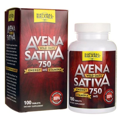 Natural Balance Avena Sativa Wild Oats Tablet 750mg 50ct-UNAVAILABLE