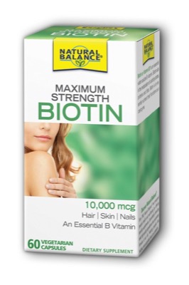 Natural Balance Biotin Veg Cap 10000mcg 60ct