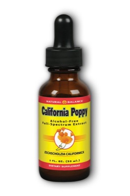 Natural Balance California Poppy Extract Drops Unflavored 500mg 1oz