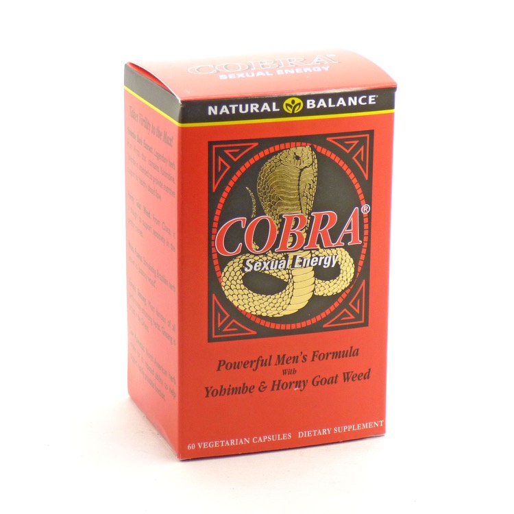 Natural Balance Cobra Free Veg Cap 60c*NEW PKG*ACTION LABS