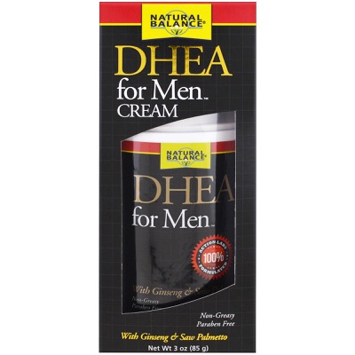 Natural Balance DHEA for Men Cream Unscented (Pump) 3oz