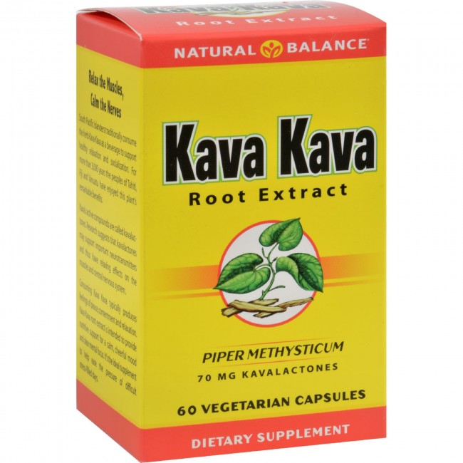 Natural Balance Kava Kava Root Extract Veg Cap 234mg 60ct