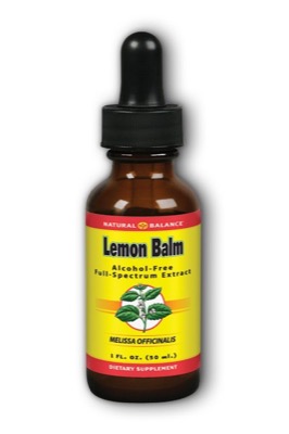 Natural Balance Lemon Balm Extract Drops Unflavored 500mg 1oz