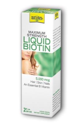 Natural Balance Biotin Liquid Citrus 5000mcg
