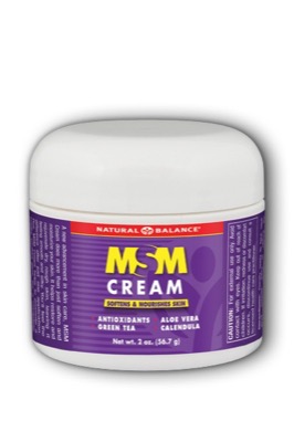 Natural Balance MSM Cream Unscented 2oz-OUT OF STOCK