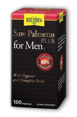 Natural Balance Saw Palmetto Plus for Men Veg Cap 100mg 100ct-UNAVAILABLE