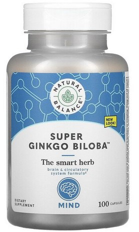 Natural Balance Super Ginkgo Biloba  100 Capsule