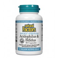 Natural Factors Acidoph/Bif Double Strength Goat 90 Cap