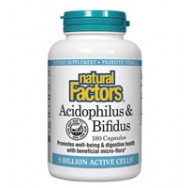 Natural Factors Acidoph/Bif Goat Milk 180 Cap