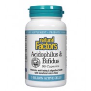 Natural Factors Acidoph/Bif Goat Milk 90 Cap