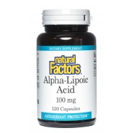 Natural Factors Alphalipoic Acid 100Mg 120 Cap
