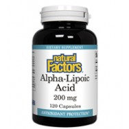 Natural Factors Alphalipoic Acid 200Mg 120 Cap
