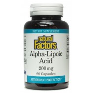 Natural Factors Alphalipoic Acid 200Mg 60 Cap