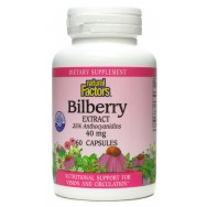 Natural Factors Bilberry Extract 40Mg 60 Cap