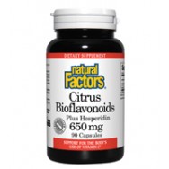 Natural Factors Bioflavonoids 650Mg 90 Cap    TEMPORARILY UNAVAILABLE
