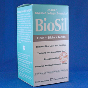 Natural Factors Biosil Hair Skin Nails 120 veg capsules