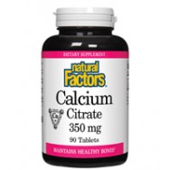 Natural Factors Cal Citr 350Mg 90 Tab