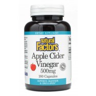 Natural Factors Cider Vinegar 500Mg 180 Cap