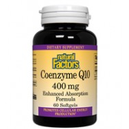Natural Factors Coenzyme Q10 400Mg 60 SoftGels