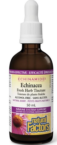 Natural Factors Echin Alc Free Berry Tinc 1 Oz