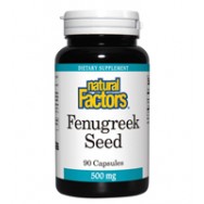 Natural Factors Fenugreek Seed 500Mg 90 Cap