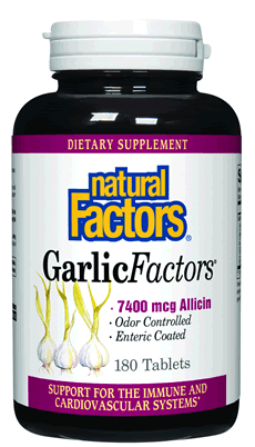 Natural Factors Garlic Factors 180 Tab OUT OF STOCK
