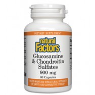 Natural Factors Gls 500Mg/Chon 400Mg 60 Cap