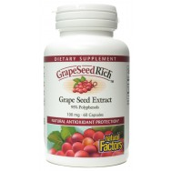 Natural Factors Grape Seed Extract 100Mg 60 Cap