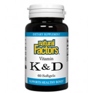 Natural Factors K&D 60 SoftGels
