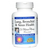 Natural Factors Lung, Bronchial & Sinus 90 Tab