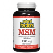 Natural Factors Msm 1000Mg 180 Tab
