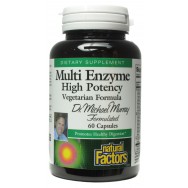Natural Factors Multienzyme Vegi 60 Vcap