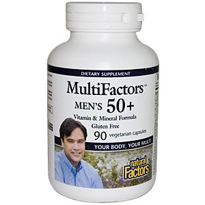 Natural Factors Multifactors Mens 50+ 90 Vcap