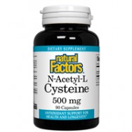 Natural Factors N-Acetyl-L Cysteine 90 Cap   TEMPORARILY UNAVAILABLE