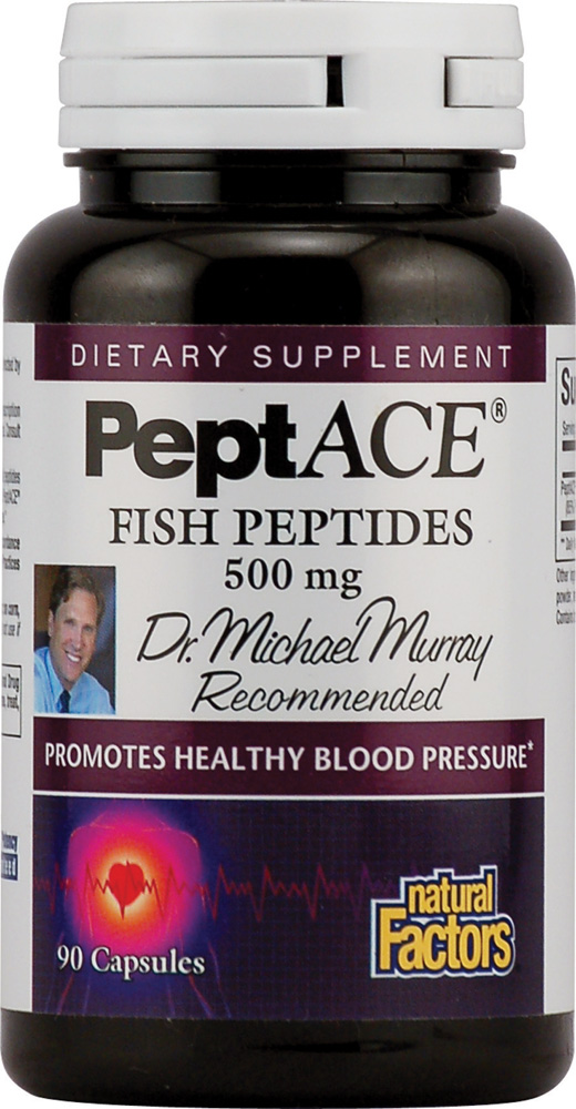 Natural Factors Peptace - Fish Peptides - 500Mg 90 Cap