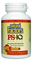Natural Factors Ps-Iq 60 SoftGels