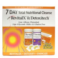 Natural Factors Revitalx & Detoxitech Kit Pwd 1 Kit