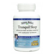 Natural Factors Stressrelax Tranquil Sleep 60 Chew Tab