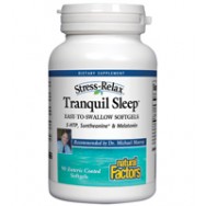 Natural Factors Stressrelax Tranquil Sleep Enteric 90 SoftGels