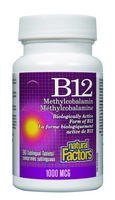 Natural Factors Vit.B-12 (Methylcobal) 90 Tab