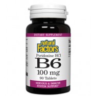 Natural Factors Vit.B-6 Pyrid Hcl 100Mg 90 Tab