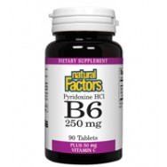 Natural Factors Vit.B-6 Pyrid Hcl 250Mg 90 Tab