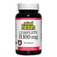 Natural Factors Vit.B Compl 100Mg T/R 90 Tab