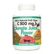 Natural Factors Vit.C 500Mg Jungl Chw 90 Tab  TEMPORARELY UNAVAILABLE