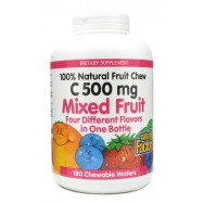 Natural Factors Vit.C 500Mg Mix Fr Chw 180 Tab  TEMPORARELY UNAVAILABLE