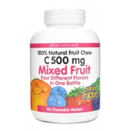 Natural Factors Vit.C 500Mg Mix Fr Chw 90 Tab 