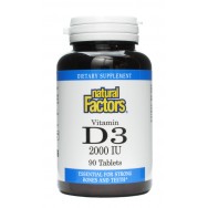 Natural Factors Vit.D3 2000Iu 90 Tab