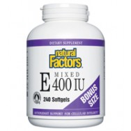 Natural Factors Vit.E 400Iu Mix Toco 240 SoftGels