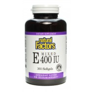 Natural Factors Vit.E 400Iu Mix Toco 360 SoftGels